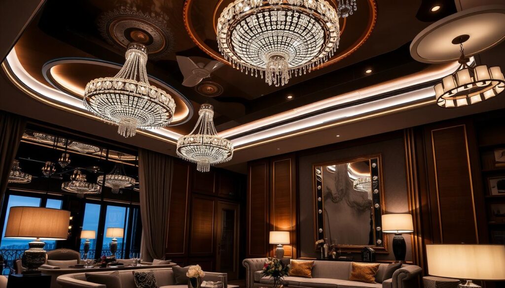 high-end residential interiors lighting
