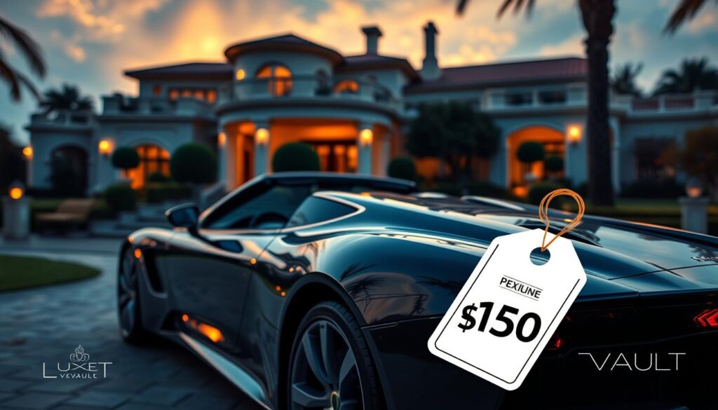 luxury car rental prices