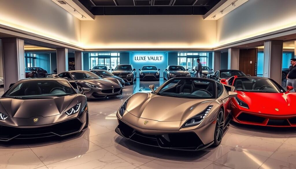 luxury car rental service