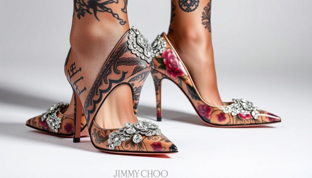 Jimmy Choo Jean Paul Gaultier shoes